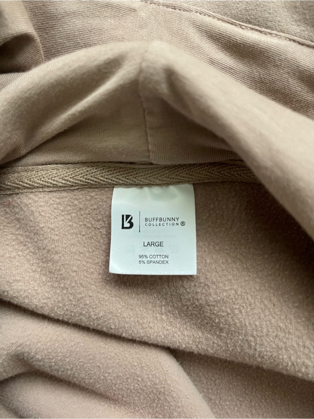 BuffBunny Cozy Hoodie & Jogger Set in Taupe - Picture 6 of 6